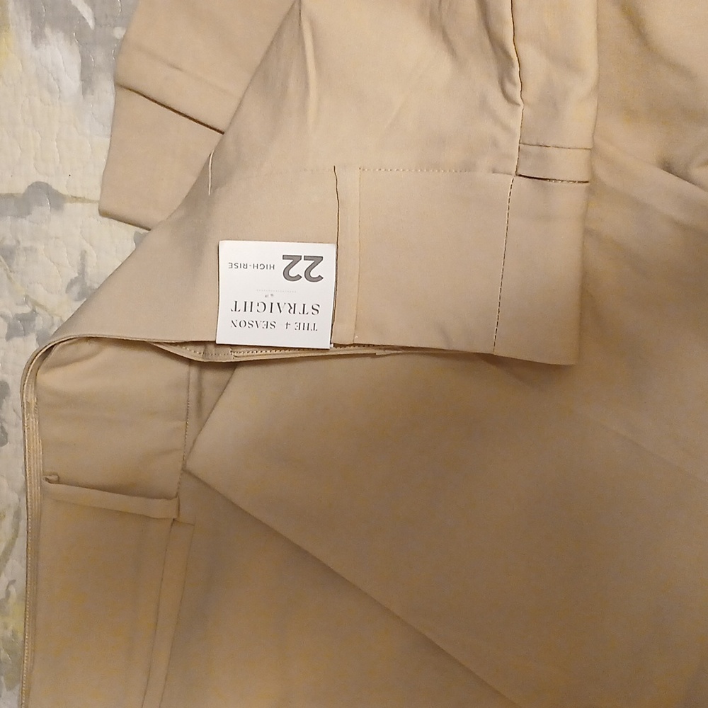 Lane Bryant The 4 Season Straight High Rise Fit Career Pants 22